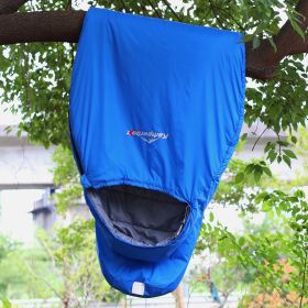 Kamperbox Camping Sleeping Bag Outdoor Camping 3 Season Sleeping Bag Camping (Colour: Blue)